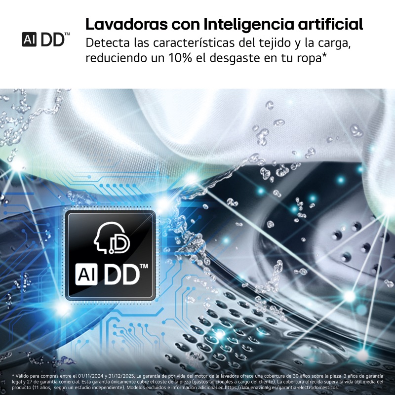 lavad-secadoras lg w4x1095nwk 9/5k 1400r dsp ds - Imagen 6
