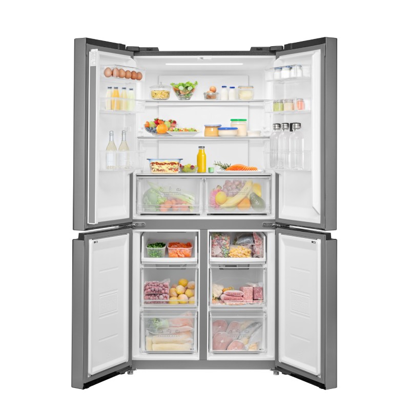frigo americano artica afea17783f474i 177×84 4p nf inox dsp - Imagen 3