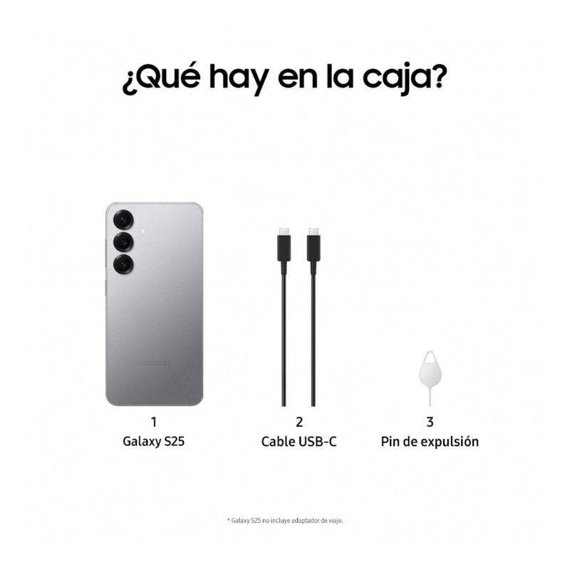 smartphone samsung s25 12/256 6,2″ gris - Imagen 3